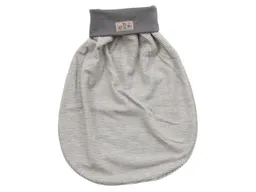 Lilano Lilano Baby Strampelsack Wolle Seide grau-geringelt Gr.1, für die ersten 6 Lebensmonate – Produktbild 1 von 1