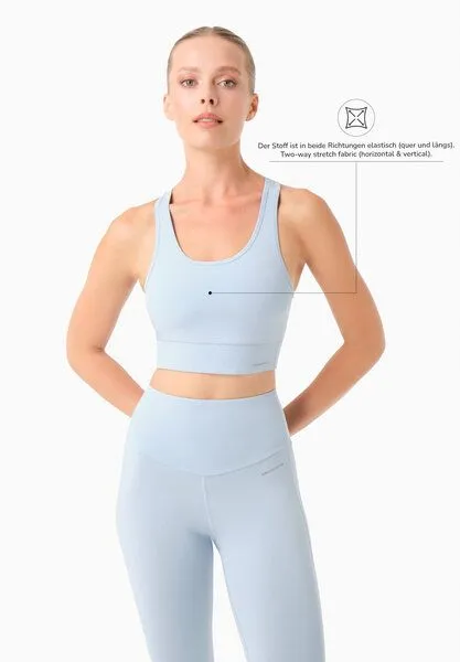 ORGANICATION ORGANICATION BIANNCA | Bralette aus Bio-Baumwolle, Seashell blue, – Produktbild 3 von 4