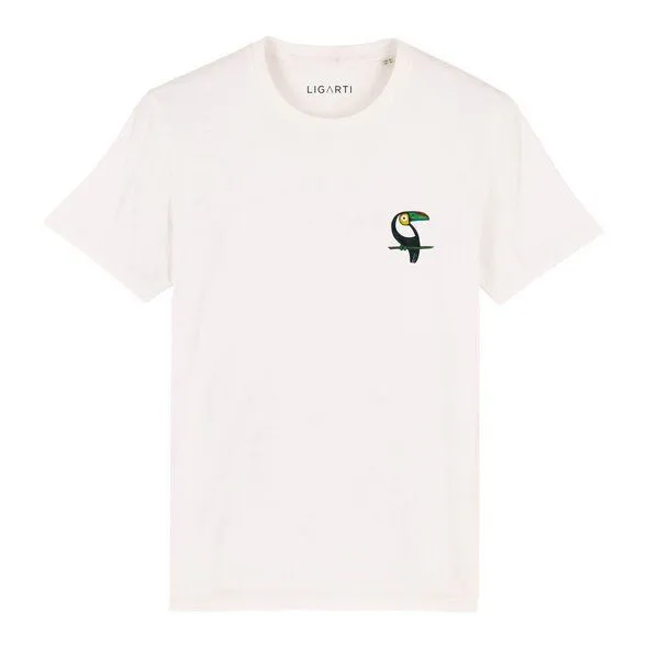 LIGARTI LIGARTI T-shirt - Tukan, Cremeweiß, – Produktbild 1 von 5