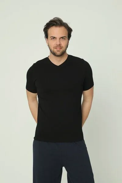 Bruno Barella Bruno Barella 3er Pack GOTS zertifizierte Biobaumwolle Herren T-Shirt – Produktbild 2 von 6