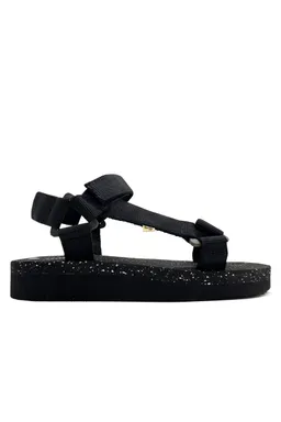 thies thies Damen vegan Eco Trek Sandale Vegan Schwarz (W/X) – Produktbild 1 von 1