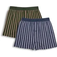 Living Crafts Living Crafts Herren Boxer-Shorts, 2er-Pack (100% Bio-Baumwolle), Blau, – Produktbild 3 von 7