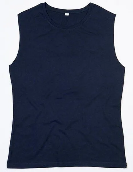 Mantis Mantis Damen Tank Top Shirt Ärmellos Vegan, Schwarz, – Produktbild 2 von 3