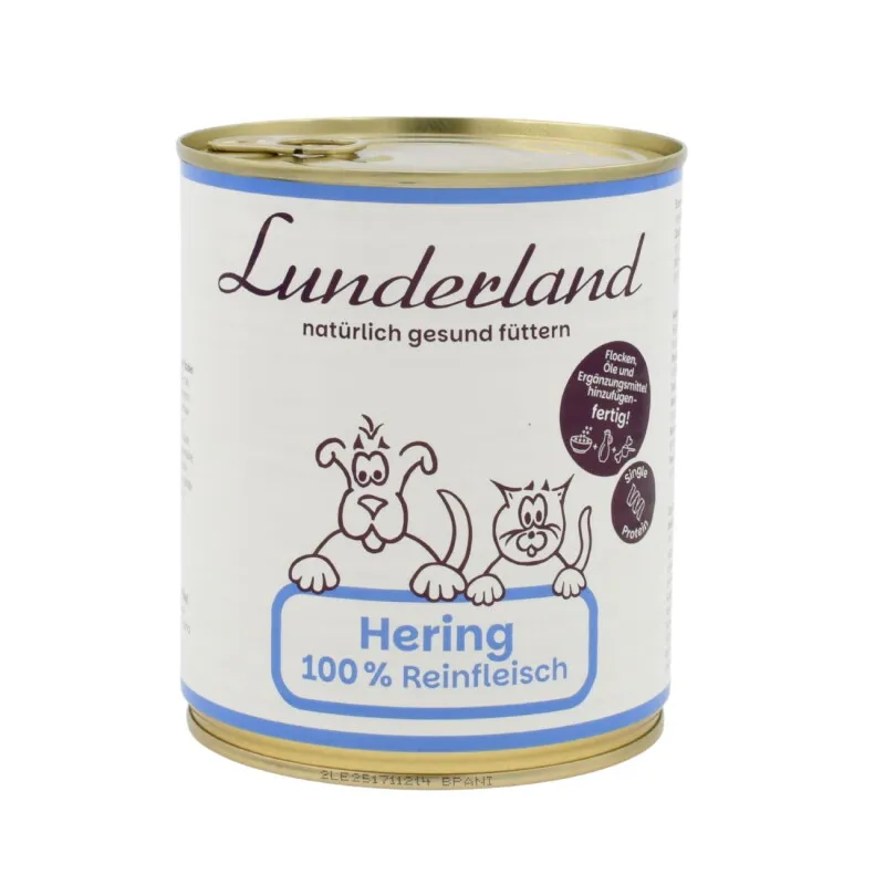 Lunderland Lunderland Reinfleisch-Dose Hering 6x800 g – Produktbild 1 von 1