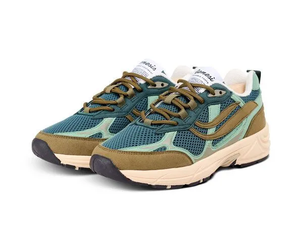 Genesis Footwear Genesis Footwear G-Eco 99 Multi Colour - Vegane Sneaker-, Amber green / mint / petrol, – Produktbild 1 von 4