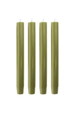 Tranquillo Handgearbeitete Stabkerzen GLUMI grass 4er-Set, 20 cm - grün – Produktbild 1 von 1