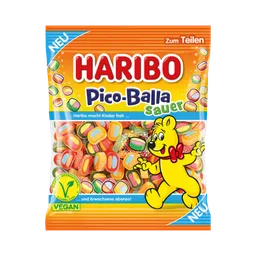Haribo Haribo Pico ­Balla sauer, vegan, 160g – Produktbild 1 von 1