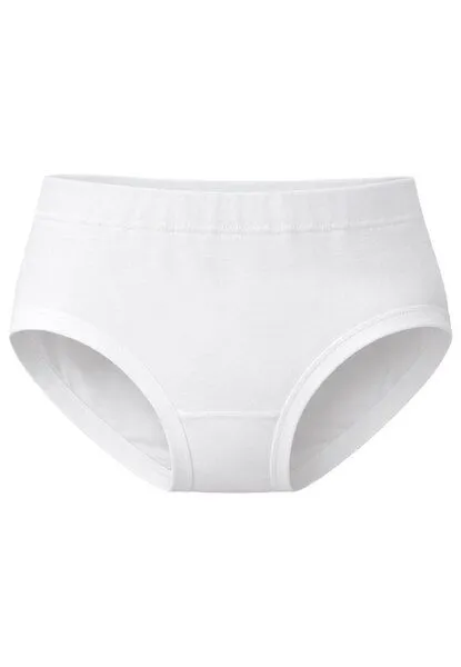Haasis Bodywear Haasis Bodywear Damen Hüftslip m. Börtchen, 3er Pack, Bio Baumwolle, Weiss, – Produktbild 2 von 4