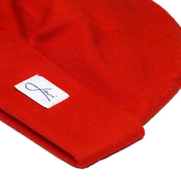 Lou-i Lou-i Baumwollmütze Made in Germany - Bequeme Wintermütze, Rot, – Produktbild 2 von 7