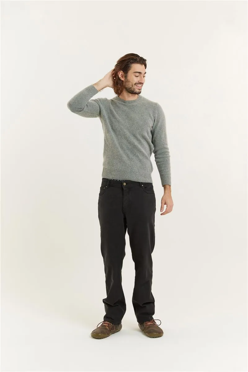 Flax and Loom Tencel Regular Fit Hose Modell: Satch, Schwarz, – Produktbild 1 von 1