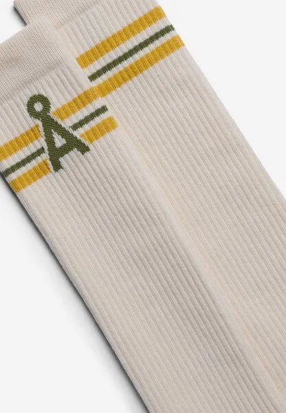 ARMEDANGELS ARMEDANGELS CAARLO STRIPES Unisex Socken aus Bio-Baumwoll Mix, Oatmilk, – Produktbild 1 von 2