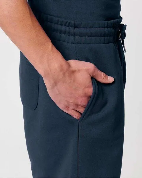 YTWOO YTWOO Sweatshorts, Joggingshorts aus 100% Cotton (Bio) - Organic Carded, Fair Trade, Navyblau, – Produktbild 3 von 4