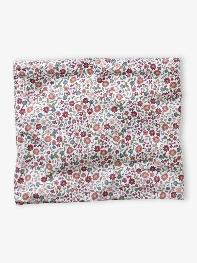 Vertbaudet Blumiges Set aus Mütze und Snood für Mädchen, Rosenholz, – Produktbild 3 von 4