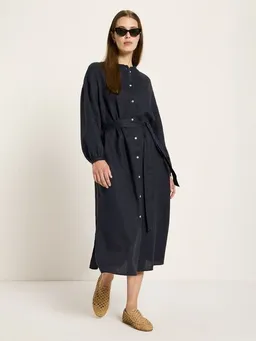 LANIUS LANIUS Midikleid (GOTS) aus Bio-Leinen – Produktbild 1 von 1