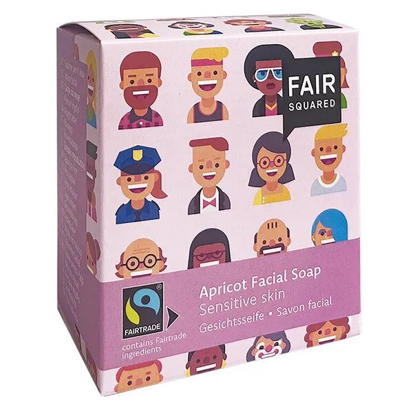 Fair Squared Fair Squared Apricot Facial Soap Sensitive - 2x80gr. – Produktbild 1 von 1