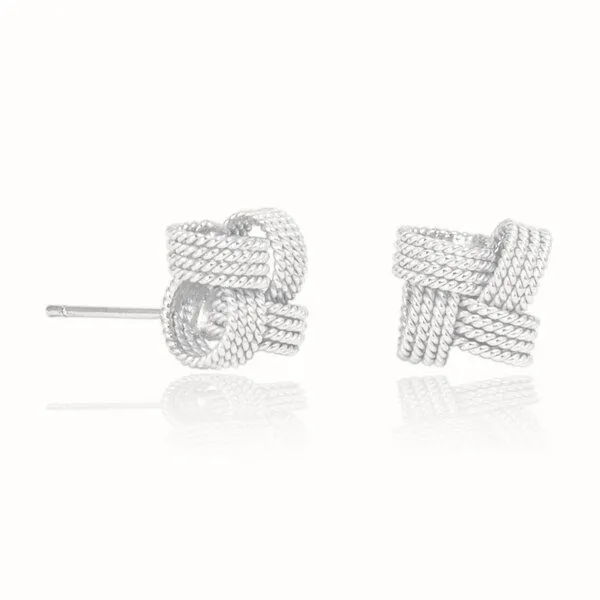 pakilia pakilia Silber Ohrstecker Knoten Schleife Fair-Trade und handmade – Produktbild 2 von 4