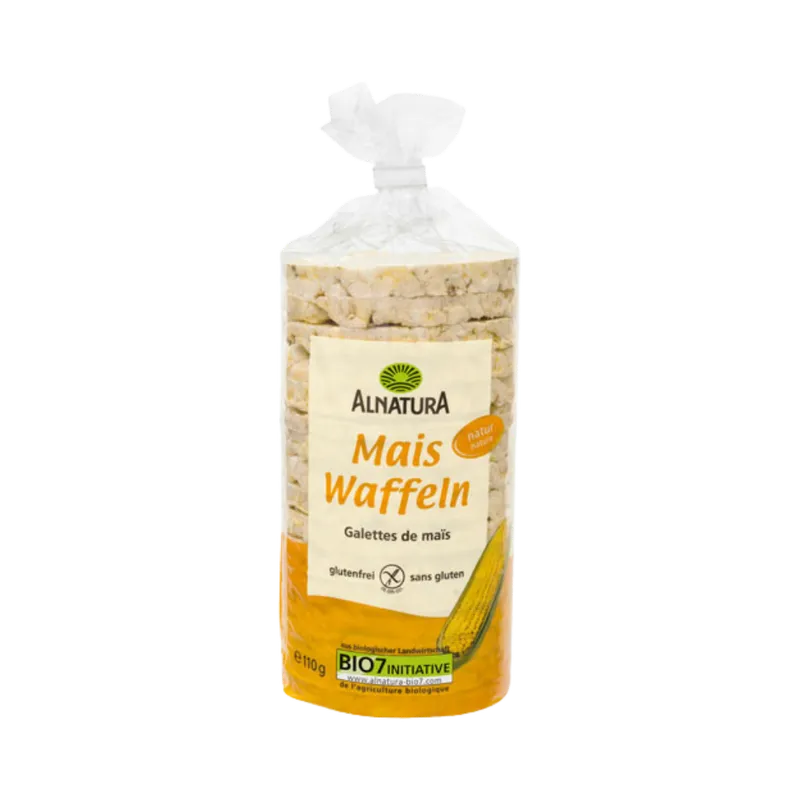 Alnatura Alnatura Bio Maiswaffeln Natur, 110g – Produktbild 1 von 1