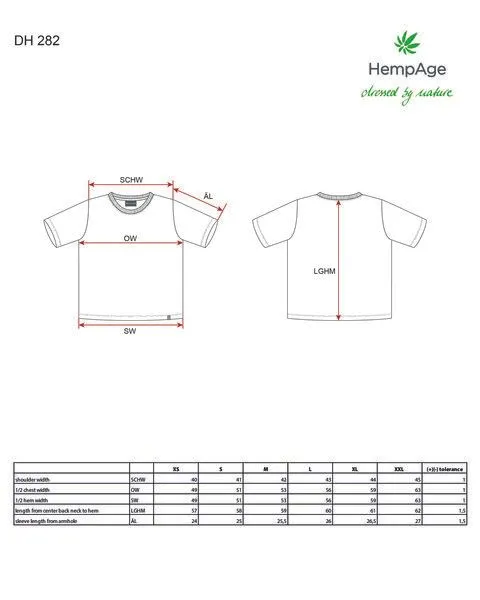 HempAge Hempage Damen T-Shirt Hanf/Bio-Baumwolle, Menta (grün), – Produktbild 3 von 4
