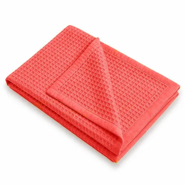 PAPATE PAPATE Bienenwaben-Decke aus Bio-Baum, Rot, – Produktbild 1 von 4