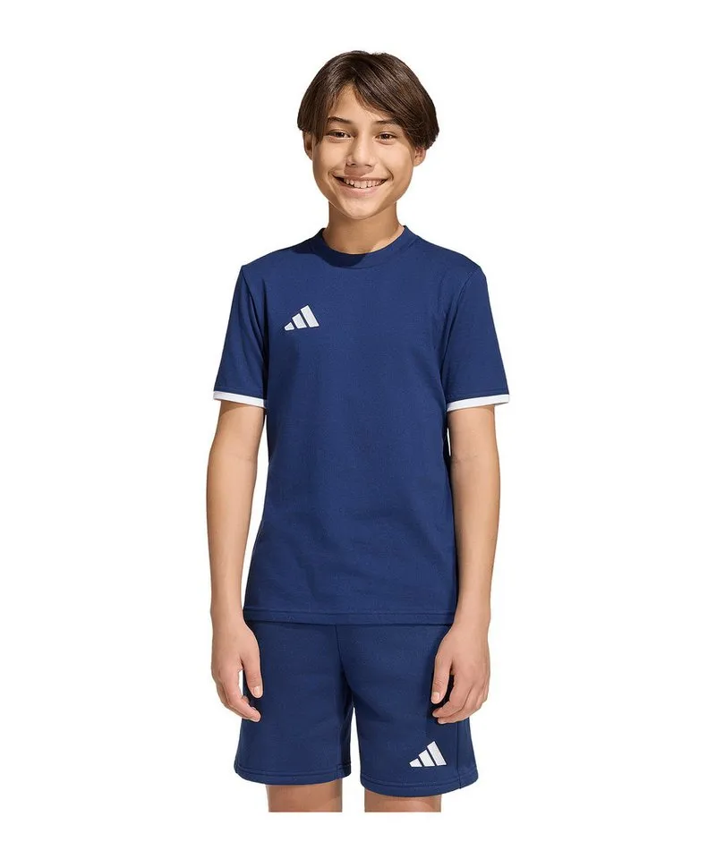 adidas Performance adidas Performance T-Shirt adidas Performance Entrada 26 T-Shirt Kids Baumwolle, Blau, – Produktbild 1 von 4