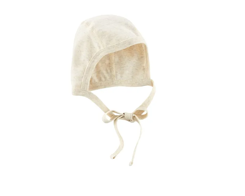 Living Crafts Living Crafts Babys Häubchen (100% Bio-Baumwolle), Beige, – Produktbild 3 von 3