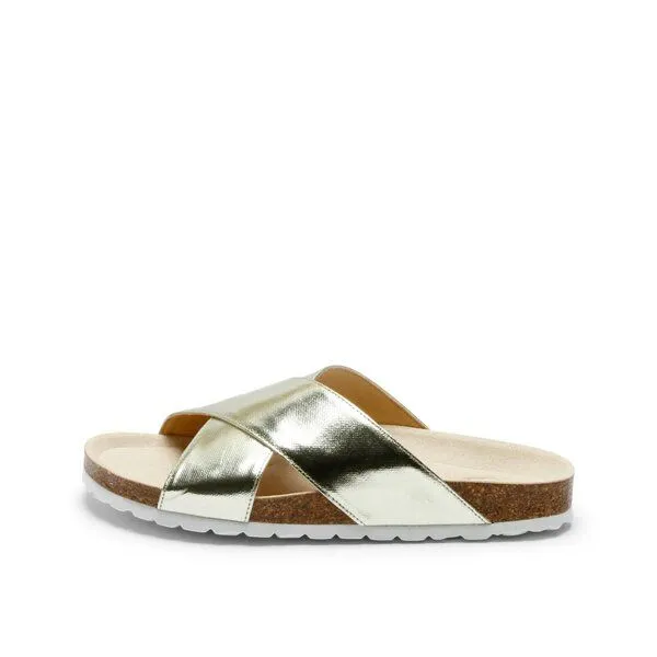 Grand Step Shoes Grand Step Shoes Lola Schlappen, vegan, Gold, – Produktbild 3 von 4