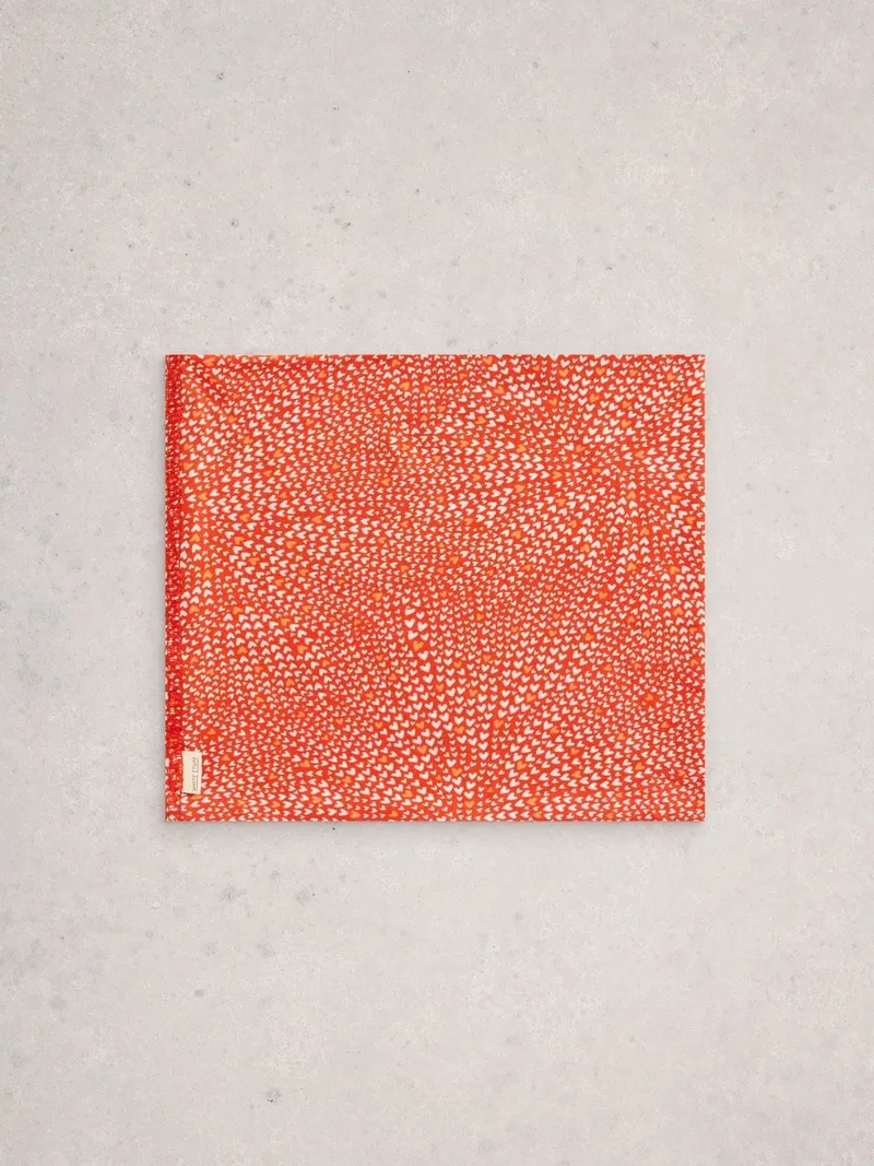 White Stuff Vielseitiger Loop-Schal aus Jersey - Einheitsgröße, Rot print, – Produktbild 4 von 4