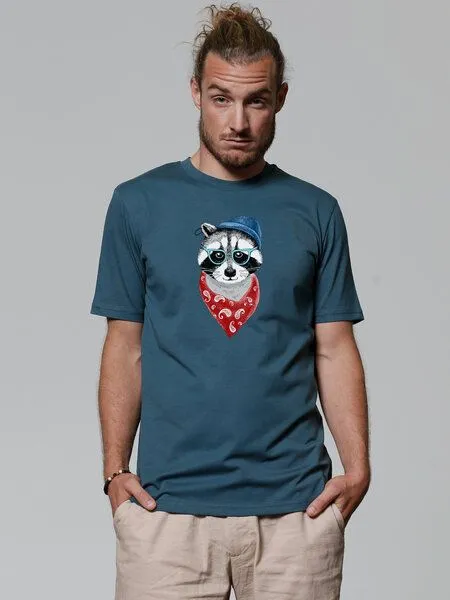 watapparel watapparel T-Shirt Unisex Waschbär, Stargazer, – Produktbild 2 von 3