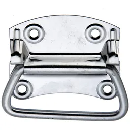 Alberts ALBERTS Kistengriff, Edelstahl, Platte BxH 92x80 mm, Tiefe 12 mm – Produktbild 1 von 1