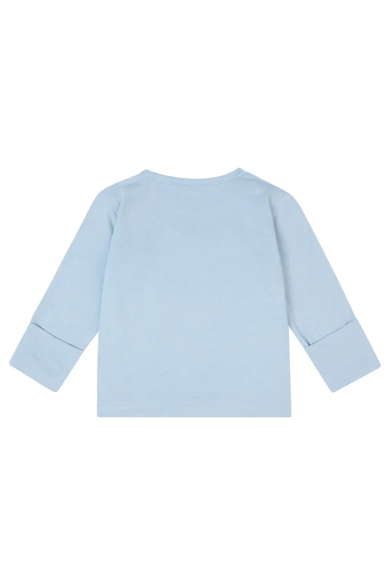 Noppies Baby Langarmshirt Neisse, Blau, – Produktbild 1 von 3