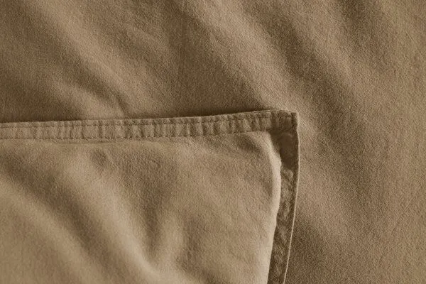 jilda-tex jilda-tex Bettwäsche 100% Bio-Baumwolle 135x200cm / 155x220cm 200x200cm, Sand, – Produktbild 3 von 4