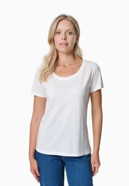 ORGANICATION ORGANICATION TIJEEN | T-Shirt aus TENCEL Modal und Bio-Baumwolle, Off white, – Produktbild 1 von 4
