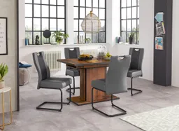 HELA Essgruppe, (Set, 5-tlg), bestehend aus 4x Erika Stuhl & 1x Ariana Tisch ausziehbar – Produktbild 1 von 1