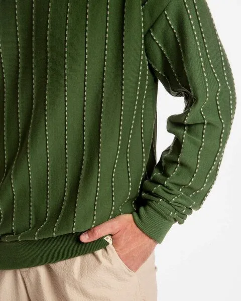 MATONA Matona Pullover | Field Sweater | aus Bio-Baumwolle | GOTS-zertifiziert, Fir, – Produktbild 4 von 4