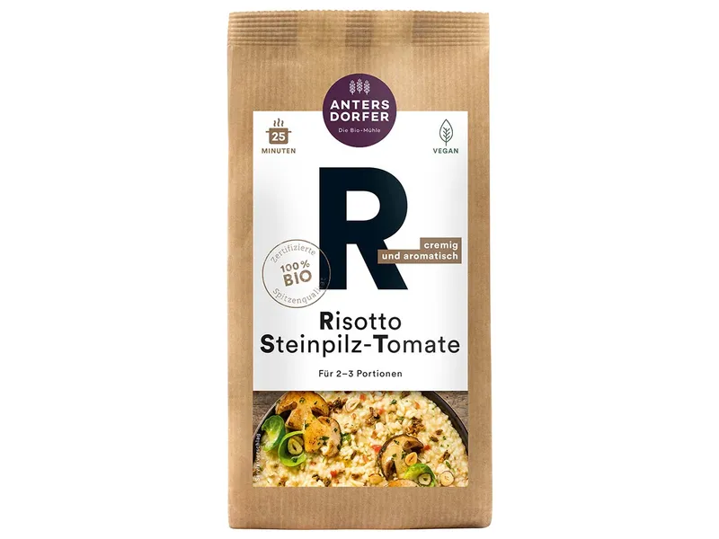 Antersdorfer Antersdorfer Bio-Risotto "Steinpilz-Tomate", 150 g – Produktbild 1 von 1