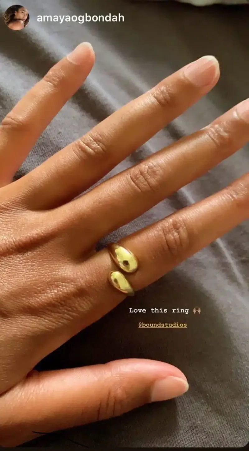 Bound Studios Bound Studios Damen vegan Ring The Ona 18k Gold Vermeil, Gold, – Produktbild 2 von 2