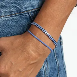 juni juni Lila Blaues Armband Periwinkle - optional als Set - handgemacht in Deutschland – Produktbild 1 von 1