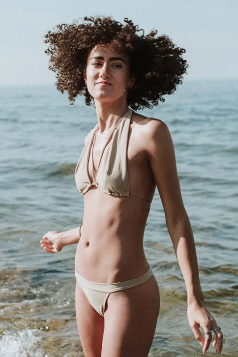 Anekdot Anekdot Damen vegan Bikini Versatile Cheeky, Beige, – Produktbild 2 von 2