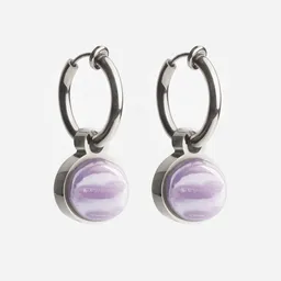ALEXASCHA ALEXASCHA Silber Clip Creolen mit Anhänger | Mix & Match – Produktbild 1 von 1