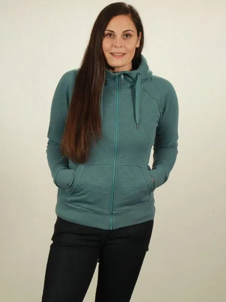 NATIVE SOULS Native Souls Zip-Hoodie Damen, Light turquoise, – Produktbild 1 von 2