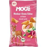 MOGLi MOGLi Bio-Himbeercreme-Ecken mit Mandel, 30 g – Produktbild 1 von 1