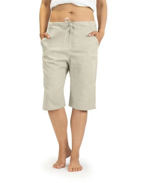 SCHAZAD Leinenshort von SCHAZAD, Beige, – Produktbild 1 von 3