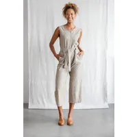Jyoti - Fair Works Jyoti - Fair Works Damen vegan Jumpsuit Daksha Beige/Weiß, Weiß, – Produktbild 1 von 1