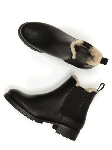 Will's Vegan Shop Will's Vegan Shop Luxe isolierte Chelsea-Stiefel mit tiefem Profil Damen, Tan, – Produktbild 2 von 2