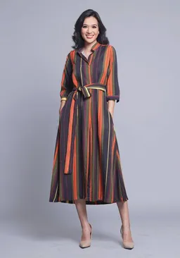 Atelier SNOW Atelier SNOW HEMDBLUSENKLEID SUNSET – Produktbild 1 von 1