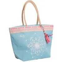 Spirit of OM Spirit of OM Jutetasche dekorativ und farbig, Türkis, – Produktbild 1 von 1