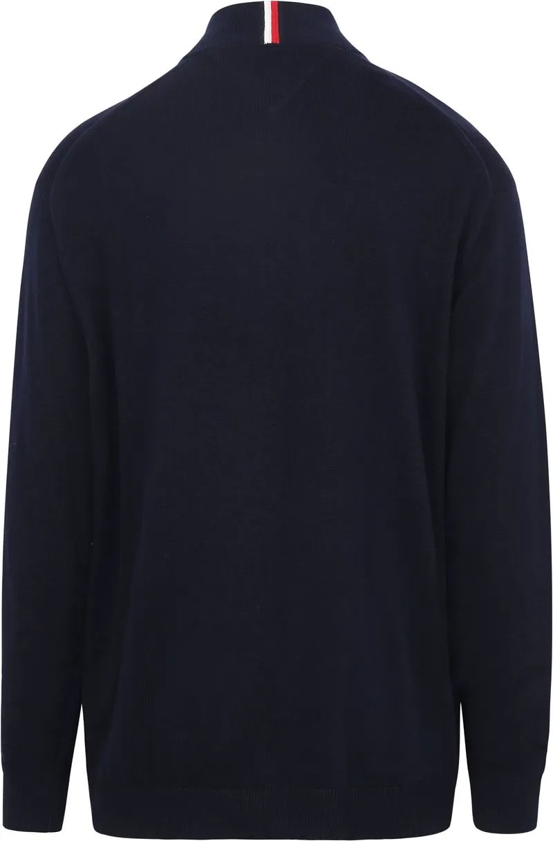 Tommy Hilfiger Tommy Hilfiger Big & Tall Half Zip Pullover Navy - Größe XXL, Dunkelblau, – Produktbild 1 von 4