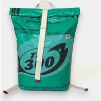 REFISHED fair fashion REFISHED fair fashion Rucksack 'BACKPACK' - upcycelte Fischfuttersäcke, #fish grün-til (grün), – Produktbild 1 von 1