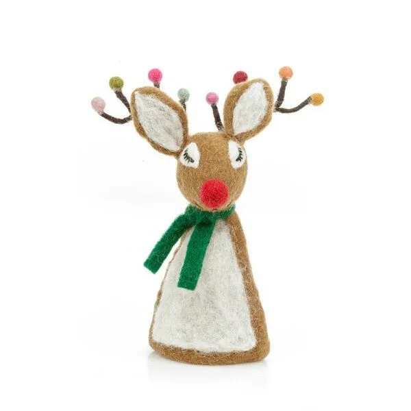 Felt So Good felt so good Weihnachtsbaumspitze Frecher Rudolph aus Filz – Produktbild 2 von 2
