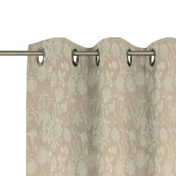 Nature by Adam Nature by Adam Vorhang aus 100% Bio-Baumwolle - Made in Germany - Flower Cuveé Light, Beige, – Produktbild 1 von 7